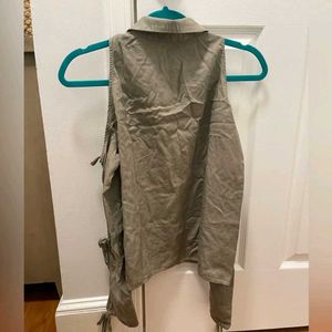 Stylish Cold Shoulder Shirt