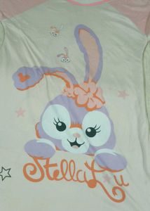 Cute Bunny Print Night Dress
