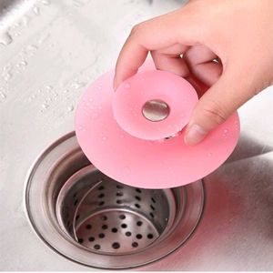 Set of 6 Blue Silicone Sink Strainers, ( New )