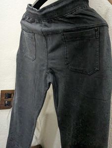 Men's Charcoal Jogger Jeans