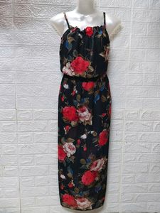 Floral Print Maxi Dress