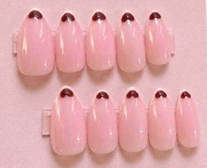 Cute Pink Heart Press-On Nails