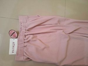 Pink Striped Palazzo Pants