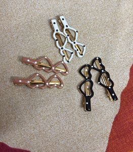 Cute Polka Dot Hair Clips Set 3 pair
