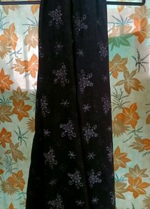 Black Floral Dupatta