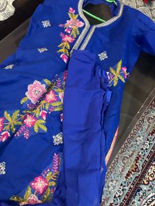 Suit With Plazo And Dupatta
