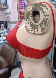 Beautiful Red Lace Bra &amp; Panty Set