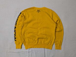 Yellow BAPE Crewneck Sweatshirt