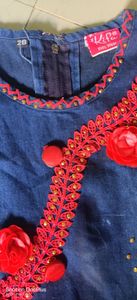 frock dress for 3 to 4 years girl( purchase from pantaloons) Use only 4 Times