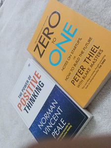 Books Bundle: Zero to One & Positive Thinking