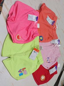 3-6 mnth Cute Baby Girl Shorts - New with Tags!