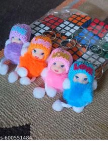 Cute Cartoon Character Keychains pack of 10
