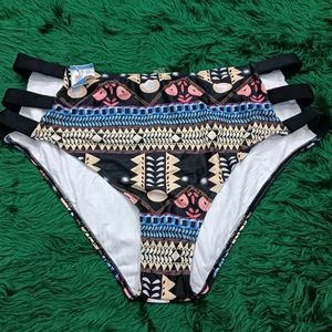 Boho Print High-🎁🆕Waisted Bikini Bottoms