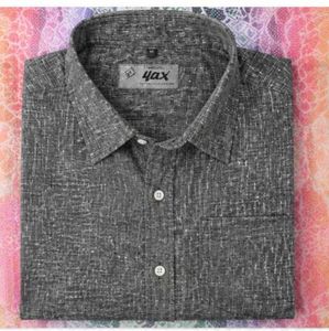 Men's Short Sleeve Textured Shirt