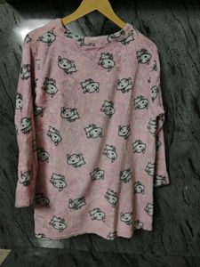 Cute Pink Pajama Top