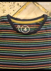 40. Rainbow Striped T-Shirt