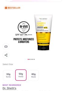 Dr. Sheth's Ceramide &amp; Vitamin C Sunscreen