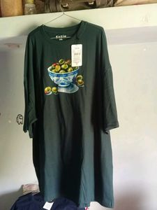 Olive Print Graphic T-Shirt