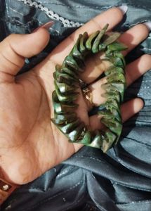 Unique Green Stone Bracelet