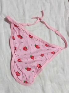 Strawberry print langoti for new born baby