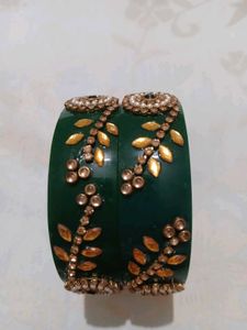 Exquisite multi  Bangles with Embellishments