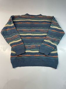 Coogi style Vintage Striped Knit Sweater