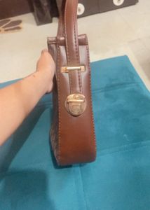 Coach Signature Pattern Hobo Bag