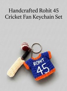 Cricket Jersey Keychains Trio