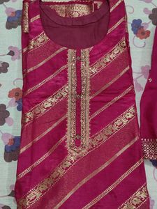Elegant Pink Kurta Set with dupatta