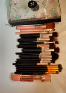 Complete Makeup Brush Set with Case