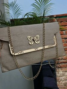 Elegant Butterfly Clutch Bag