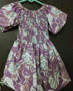 Floral Print Dress with belt