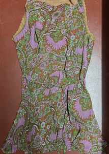 Boho Paisley Print Tank Top