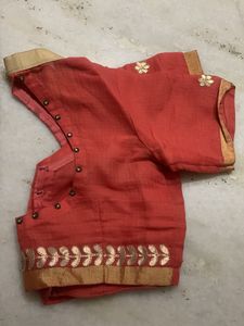 Gotta Patti Saree With Blouse