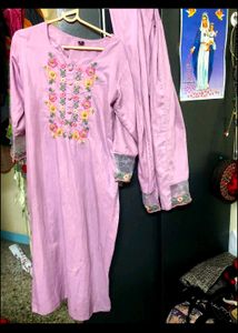 Embroidered Kurta Set for Women