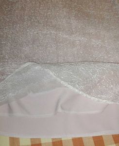 Crackle Mesh Overlay Mini Dres