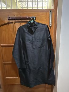 Classic Black Men's Kurta pyjama set