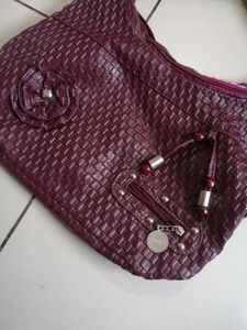 Stylish Textured Hobo Bag