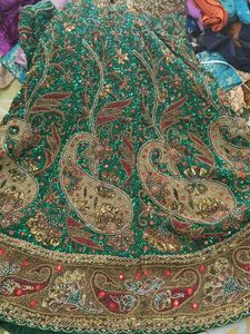 Embellished Green Lehenga Choli