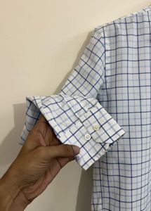 Men's Classic Blue Checked Shirt