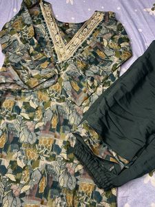Stylish Printed Kurta with Pants