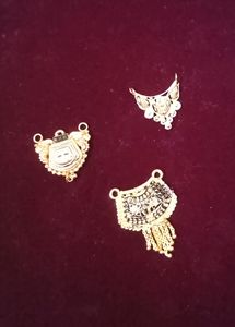 Vintage Gold Pendants Set
