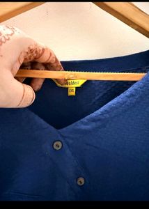 ❗️Global desi ❗️Elegant Blue Tunic Top