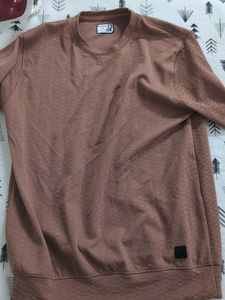 Men's Textured Crewneck Sweatshirt