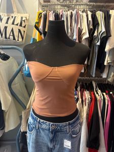 Cute Strapless Bustier Top