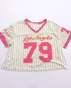 LA "79" Striped Crop Top