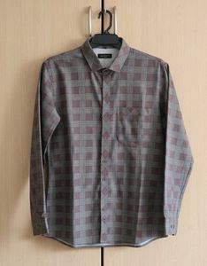 Checkered Button-Down Shirt