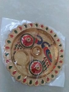 (Qty 1) Puja Thali's (Design No 5)