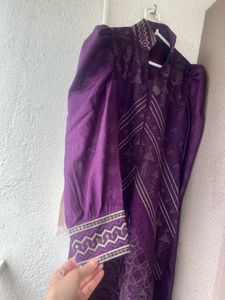 Elegant Purple Salwar Suit