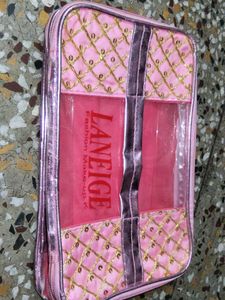 Laneige Makeup Bag - Pink & Gold